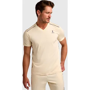 Pánské oblečení NORDICDOTS Pánské Tričko Tenis/Padel Performance XL ŽLUTÁ