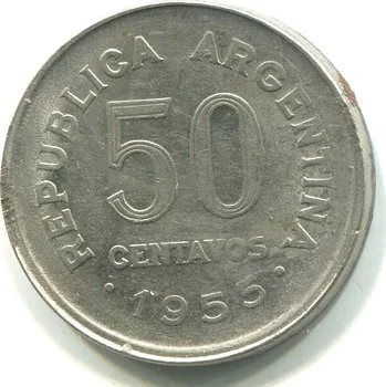 ARGENTINA. 50 centavos 1955.