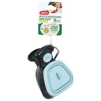sáček na exkrement Zolux S.A.S. Sběračka na exkrementy se sáčky světle modrá YC Zolux