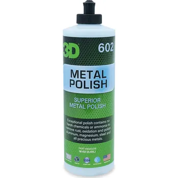 3D Metal Polish - leštěnka na kovy, odstranění oxidace a obnova lesku 473 ml