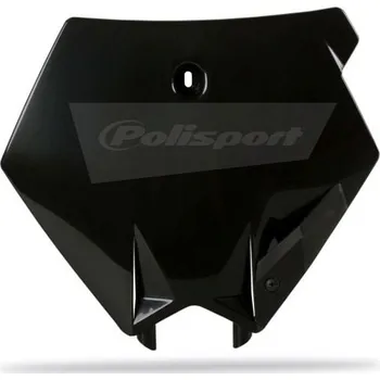 POLISPORT Přední poznávací značka černá KTM KTM SX 125 2003-2006