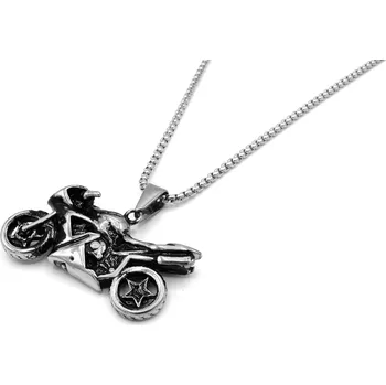 Náhrdelník Steel Jewelry Náhrdelník motorka lz chirurgické oceli NH231051 dárkové balení zdarma