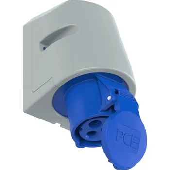 Elektrická zásuvka PC Electric 113-6TT zásuvka nástěnná 3-pólová, 16A / 230V, 6h, IP44, bezšroubová TURBO TWIST