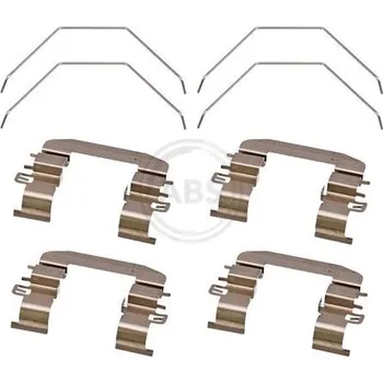 Přislušenství brzdového systému Sada příslušenství, obložení kotoučové brzdy A.B.S. 1916Q