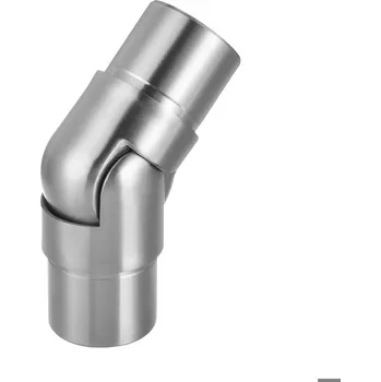 Spojka, nastavitelný úhel, (0°-70°) Spojka, nastavitelný úhel, (0°-70°), trubka O48,3 x 2 mm, nerez. ocel 316, kartáčovaná