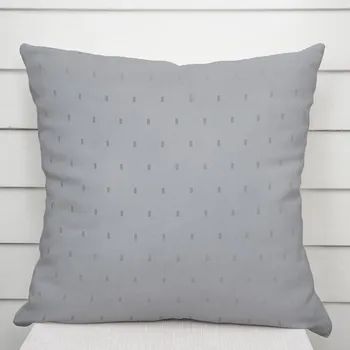 Povlak na dekorativní polštářek Dekorační povlak na polštář TF-080 Obdélníčky na šedém 40 x 40 cm