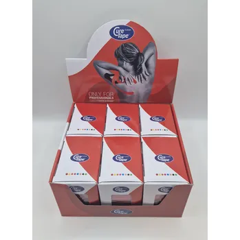 Tejpovací páska CureTape® Classic - 5cm x 5m, balení 6ks červená