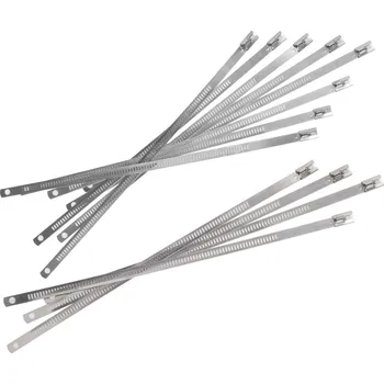 Stahovací páska Nerezová stahovací páska Thermotec na termo pásky, 12ks, délka 230mm