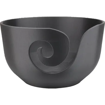 Organizér galanterie Pro Háčkování Miska na klubíčko VLNKA, XL stříbrná