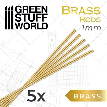 Příslušenství k deskovým hrám Green Stuff World Pinning Brass Rods 1mm (Green Stuff World)