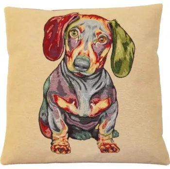 Dekorativní polštářek RTex Jezevčík dekorační polštář 45 x 45 cm Jezevčík