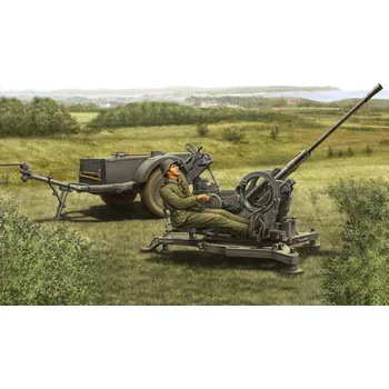 Plastikový model 2cm Flak38 Late Version/Sd. Ah 51 - Hobby Boss 80148