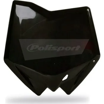 POLISPORT Přední registrační značka Husqvarna černá HUSQVARNA CR 250 2005-2007