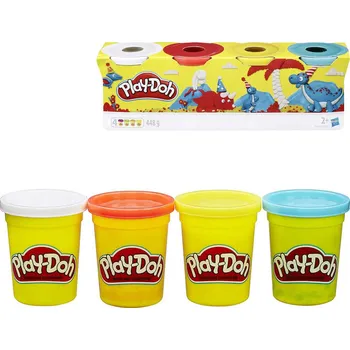 modelína a plastelína HASBRO PLAY-DOH Modelína sada 4 kelímky 448g dinosauři | 224228
