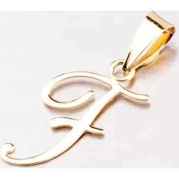 Přívěsek Přívěsek žluté zlato 585 - písmeno F 43-2937-F