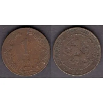 NIZOZEMÍ. 1 cent 1904.