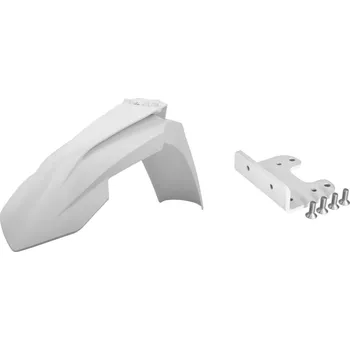 POLISPORT Přední blatník Restyled White s adaptérem KTM KTM EXC-F 350 2008-2013