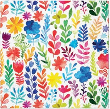 Papírový kapesník Ubrousky 20ks Botanical walk 33x33 cm 105 gram