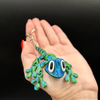 Přívěsek na klíče nebo batoh – modro zeléná lesk