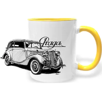 Hrnek - Praga Lady Barva: Žlutá