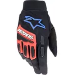 rukavice FULL BORE XT, ALPINESTARS (černá/červená/modrá/bílá, vel. XL)