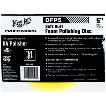 Lešticí kotouč MEGUIARS SOFT BUFF FOAM POLISH DISC 5" - LEŠTÍCÍ KOTOUČ PRO DA LEŠTIČKU (STŘEDNÍ) 5"