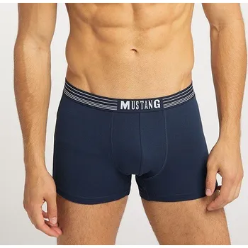 Boxerky Pánské boxerky Mustang Retro 4046-1050 Retro M-2XL Velikost: XXL, Barva: námořní