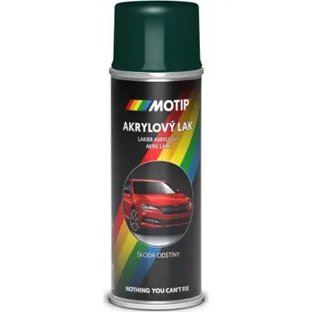 Silikonový sprej MOTIP Škoda tmavě zelená 200ml