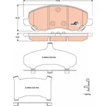 TRW Sada brzdových doštiček GDB4142
