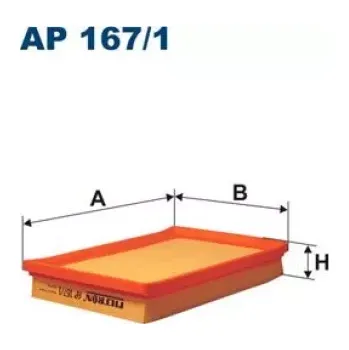 Vzduchový filtr FILTRON Vzduchový filtr AP 167/1