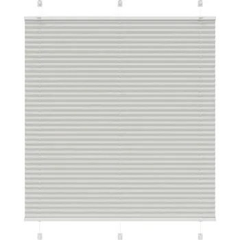 Roleta vidaXL Plisovaná roleta 120x150 cm Šířka látky 119,4 cm [4015300] Barva: světle šedá