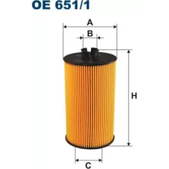 Filtr do auta FILTRON Olejový filtr OE 651/1