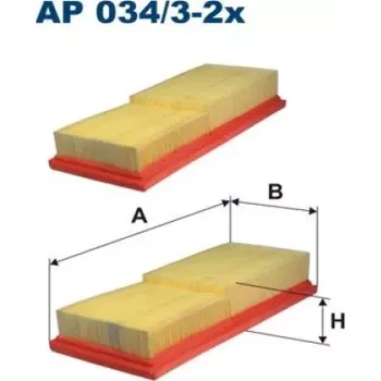Vzduchový filtr FILTRON Vzduchový filtr AP 034/3-2x
