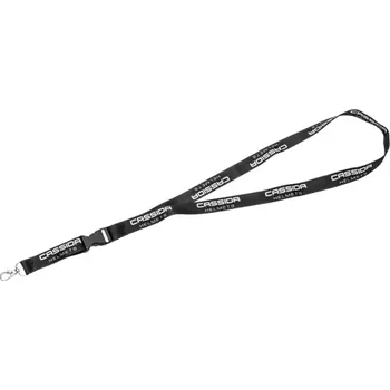 * Šňůrka na krk - s karabinou pro klíče atd., černá s logem CASSIDA