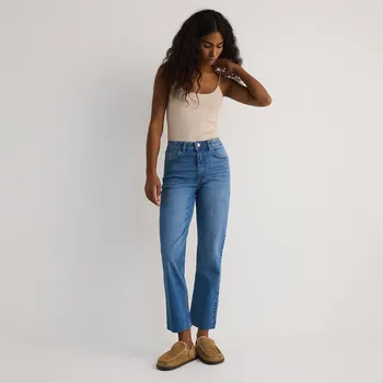 Dámské džíny Reserved - Mini zvonové džíny - modrá - YT197-50J - YT197-50J-44