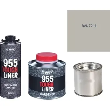 Autolak HB BODY 955 RAPTOR tough liner - 2k polyuretan textura set/báze + tužidlo + barva /RAL 7044 900ml