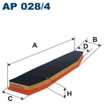 Vzduchový filtr FILTRON Vzduchový filtr AP 028/4