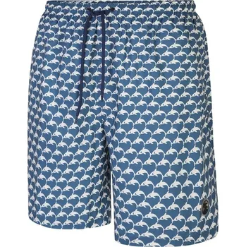 Pánské plavky Koupací šortky plavky se vzorem (žralok) - v nadměrné velikosti 3827