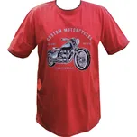 Triko lemované s potiskem Motorka - v nadměrné velikosti 3517