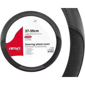 Autodoplněk AMIO potah volantu SWC-30-M (37-39cm)