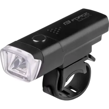 Cyklosvítilna světlo přední FORCE LUX 100LM baterie, černé