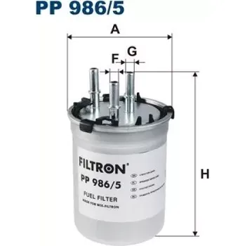 Palivový filtr FILTRON Palivový filtr PP 986/5