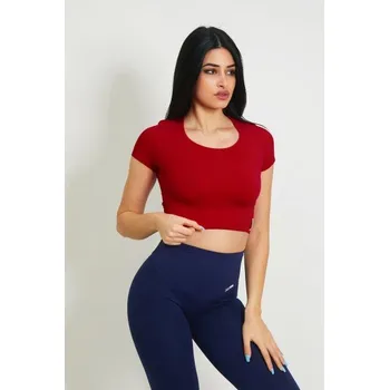 Frida® - FGM04® Bolerko FGM04 crop top Emana® červené Velikost: L/XL
