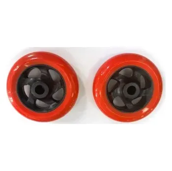 QTECH náhradní kolečko pro stojan na motocykl, Q-TECH (černo-červené)