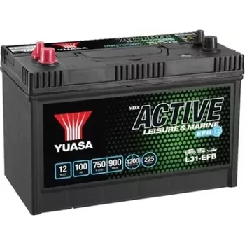 Autobaterie Yuasa YBX Active Leisure & Marine EFB 12V 100Ah 750A L31-EFB