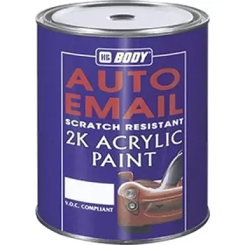 Autolak HB BODY autoemail 9330 2K ACRYL PAINT RAL 9006 1L