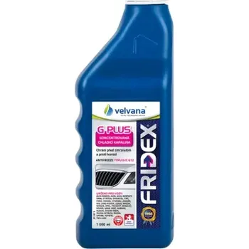 Nemrznoucí směs do chladiče VELVANA FRIDEX G PLUS G12+ 1 l
