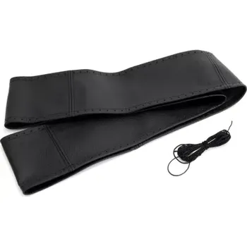 Autodoplněk AMIO potah volantu koženkový - šněrovací 41-43/92MM