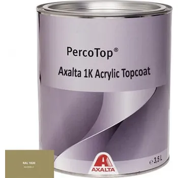 barva na kov Akrylátová 1K barva Axalta RAL 1020 5°lesku stupeň lesku Mat