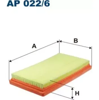 Vzduchový filtr FILTRON Vzduchový filtr AP 022/6
